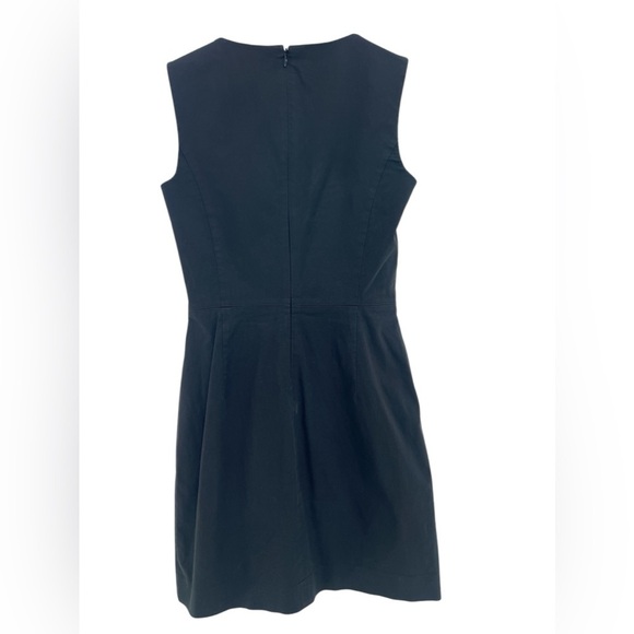 Theory Sleeveless Fitted Dress Black Women's Size 2 - Picture 7 of 10